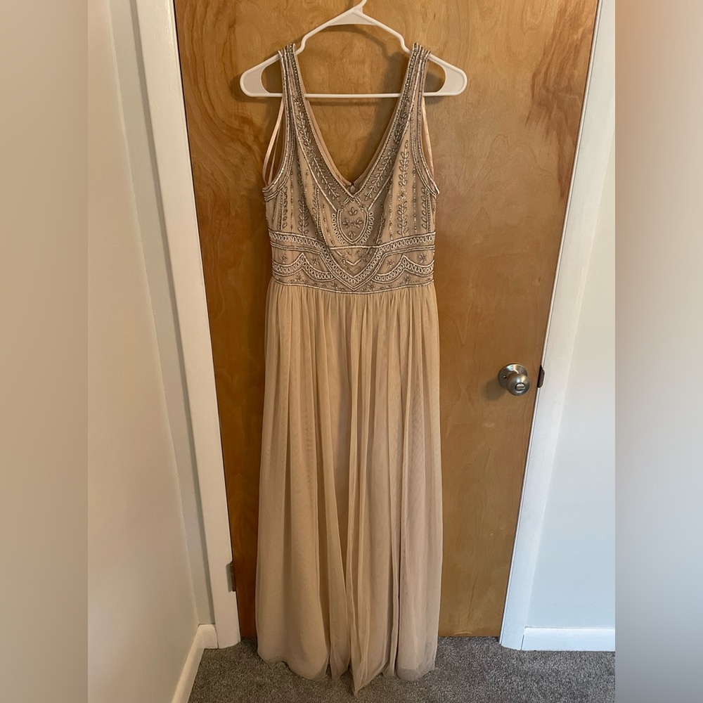 BHLDN Sterling Dress in Oyster